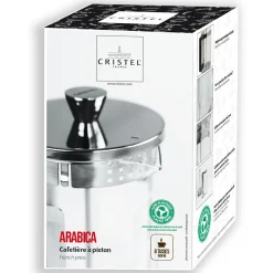 CRISTEL Cafetière à piston simple paroi Arabica