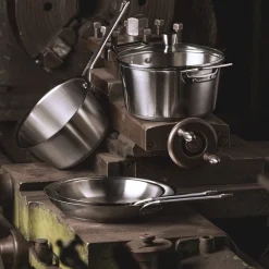 CRISTEL Couvercle en verre bombé bouton inox