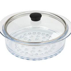 CRISTEL Cuit-vapeur verre et couvercle en verre