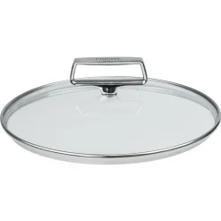 CRISTEL Faitout inox et couvercle en verre