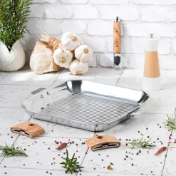 CRISTEL Gril carré inox