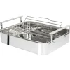 CRISTEL Plat à four inox 35 cm - avec accessoires