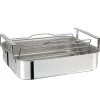 CRISTEL Plat à four inox 40 cm - avec accessoires