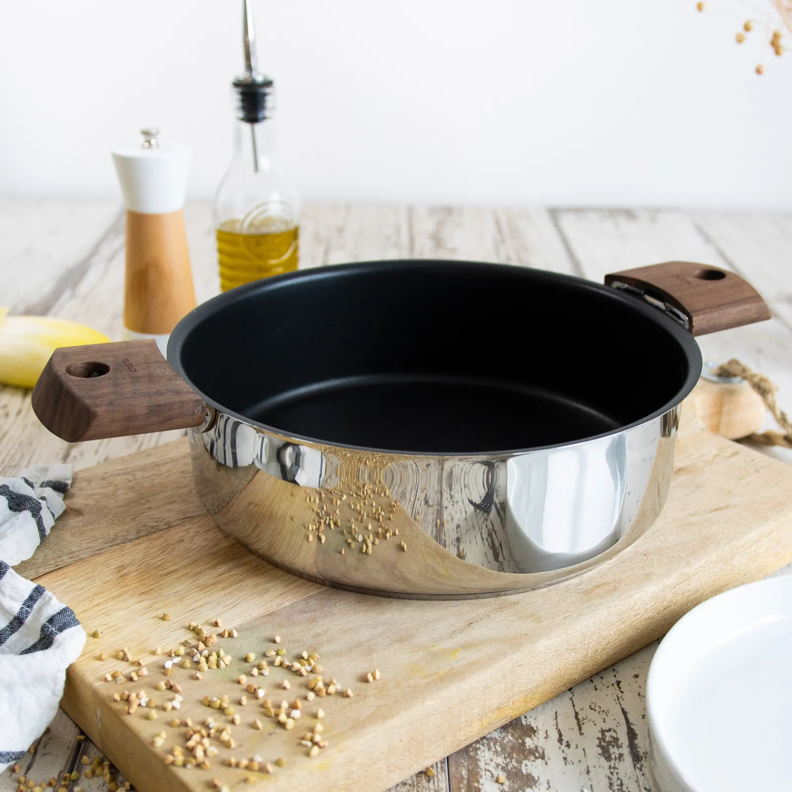 CRISTEL Sauteuse inox antiadhésive Exceliss+