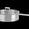 CRISTEL Sauteuse inox avec couvercle plat