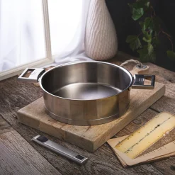 CRISTEL Sauteuse inox brossé amovible