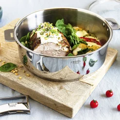 CRISTEL Sauteuse inox Multiply amovible