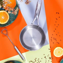 CRISTEL Série de 3 casseroles inox