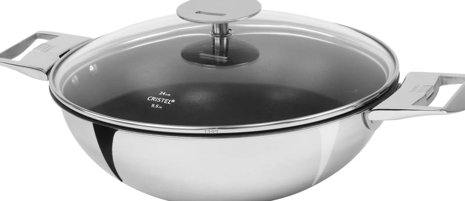 CRISTEL Wok inox - anti-adhésif Exceliss